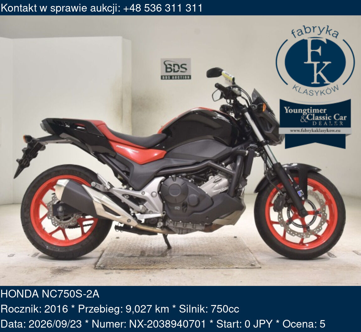 HONDA NC750S-2A 2016 - zdjęcie 2
