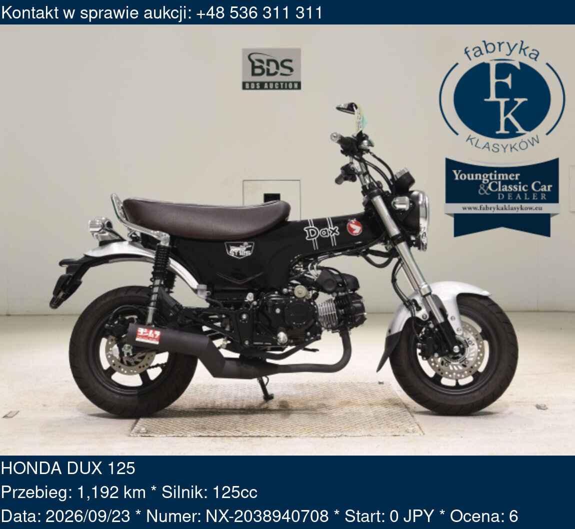 HONDA DUX 125  - zdjęcie 2