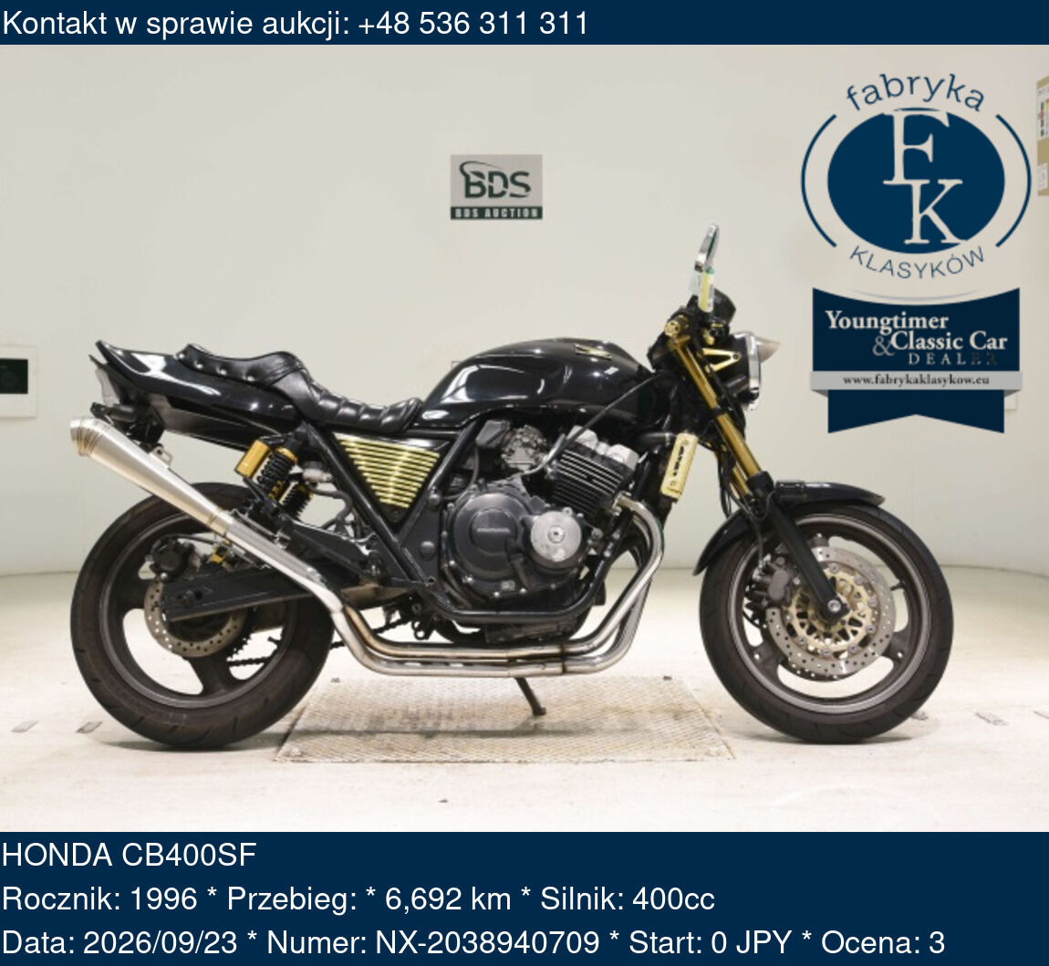 HONDA CB400SF 1996 - zdjęcie 2