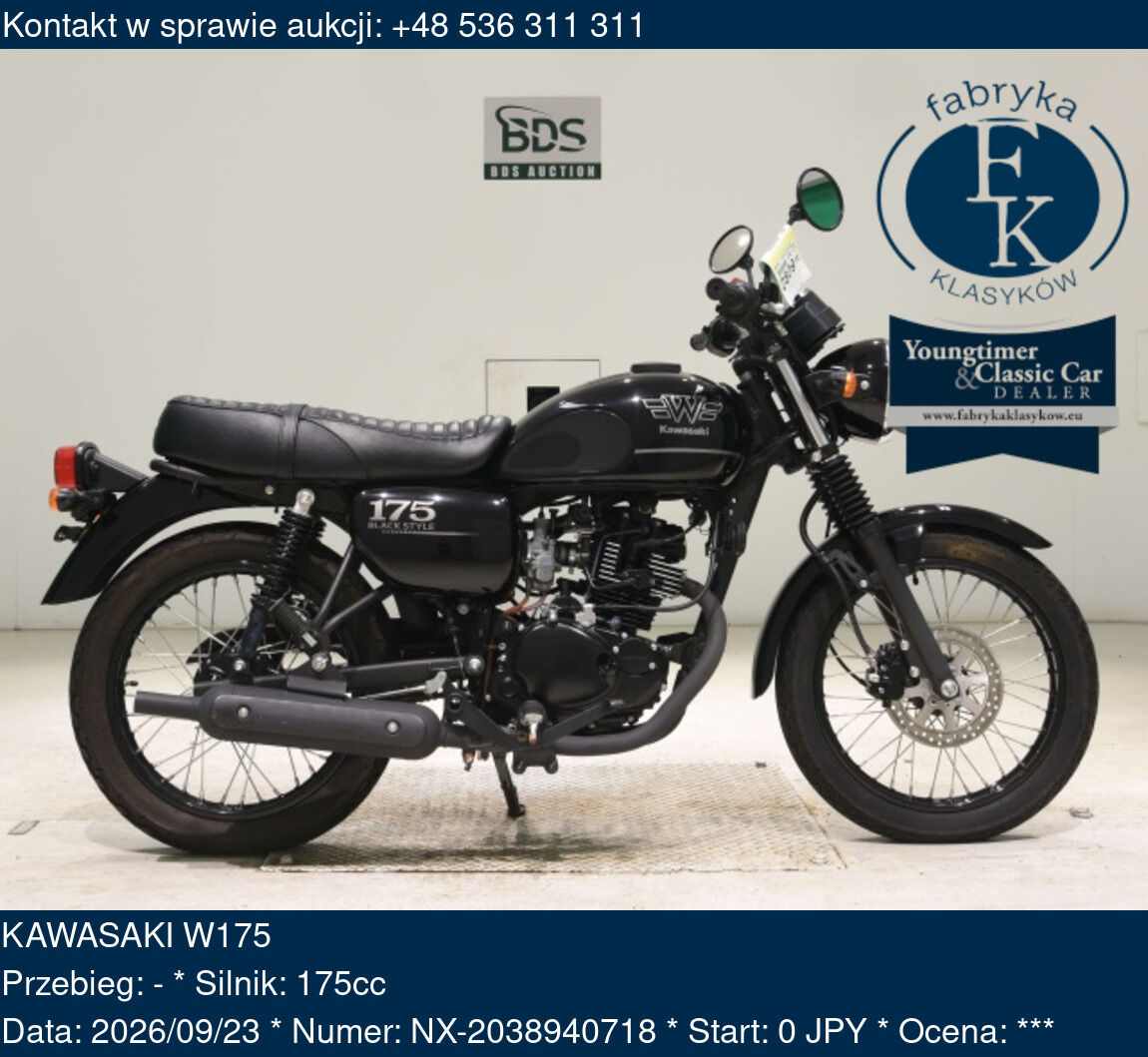 KAWASAKI W175  - zdjęcie 2
