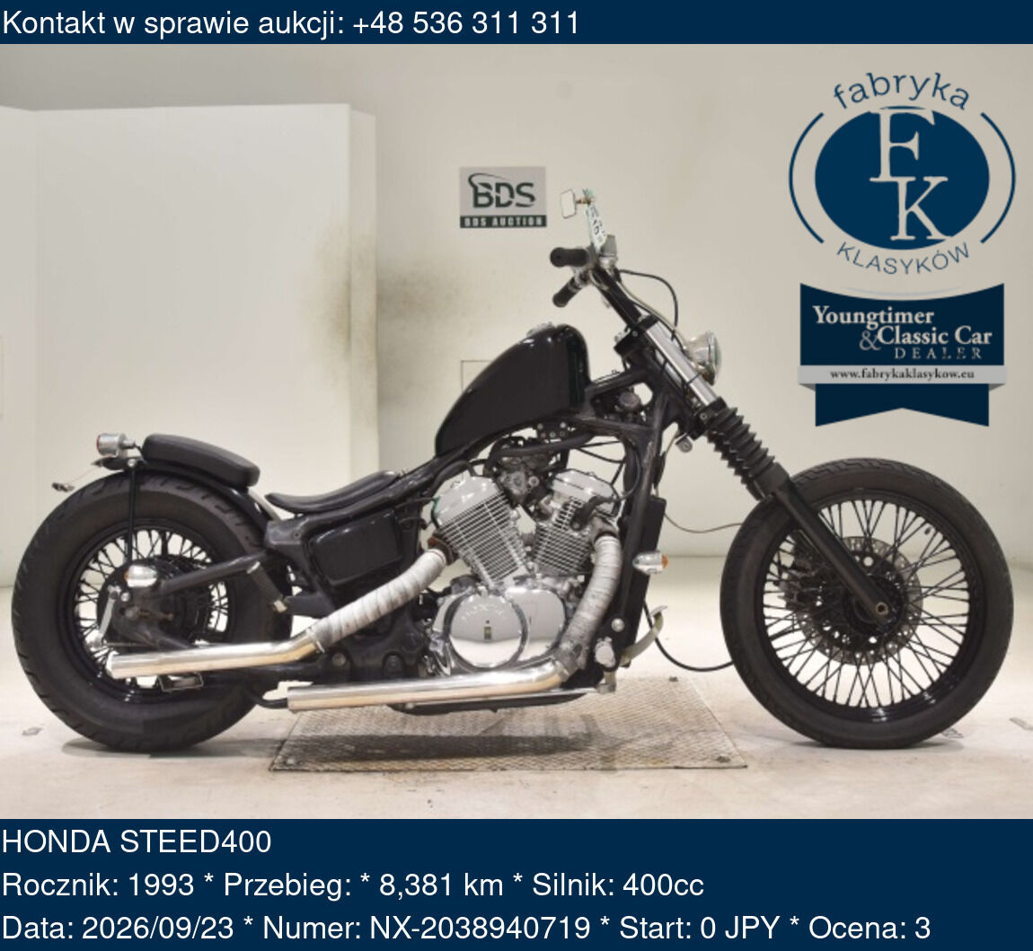 HONDA STEED400 1993 - zdjęcie 2