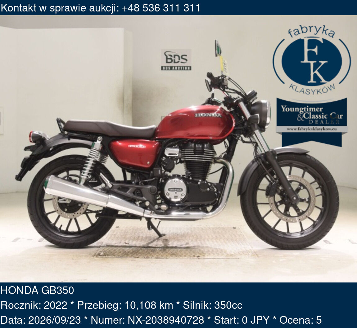 HONDA GB350 2022 - zdjęcie 2