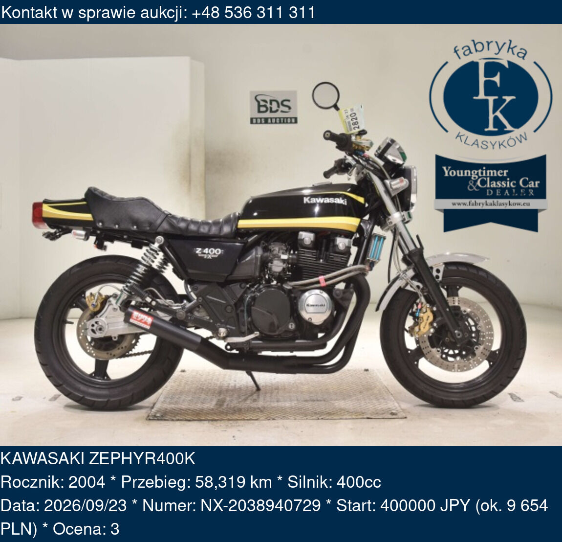 KAWASAKI ZEPHYR400K 2004 - zdjęcie 2