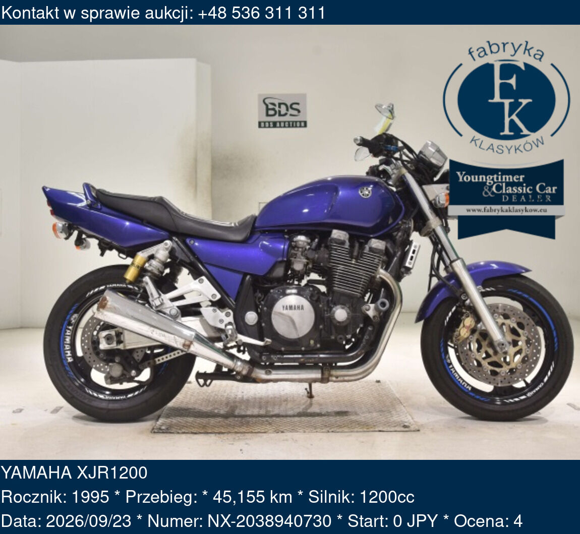 YAMAHA XJR1200 1995 - zdjęcie 2