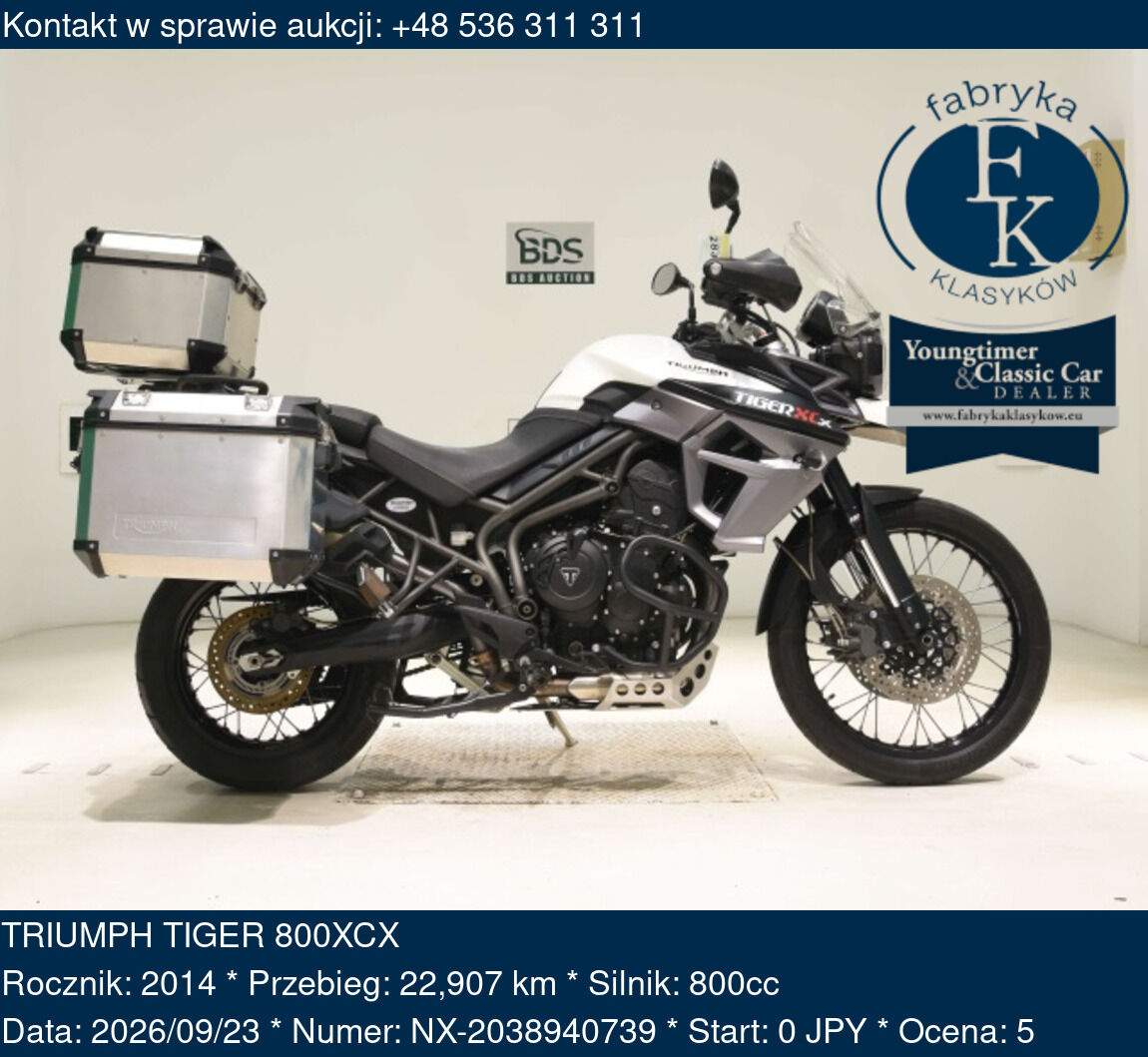 TRIUMPH TIGER 800XCX 2014 - zdjęcie 2