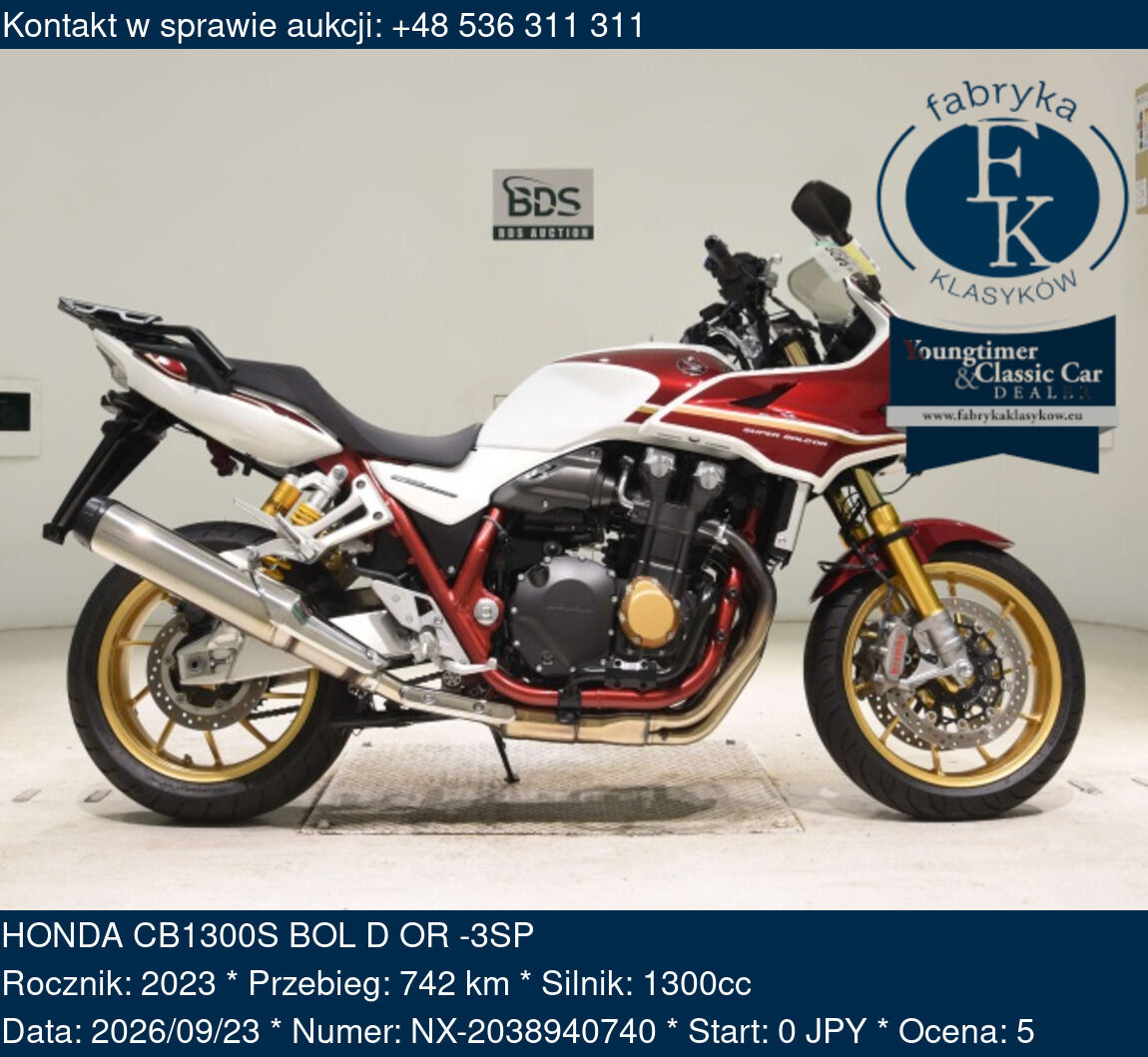 HONDA CB1300S BOL D OR -3SP 2023 - zdjęcie 2