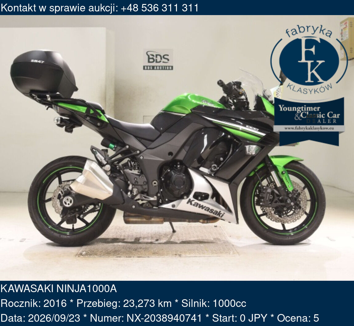 KAWASAKI NINJA1000A 2016 - zdjęcie 2
