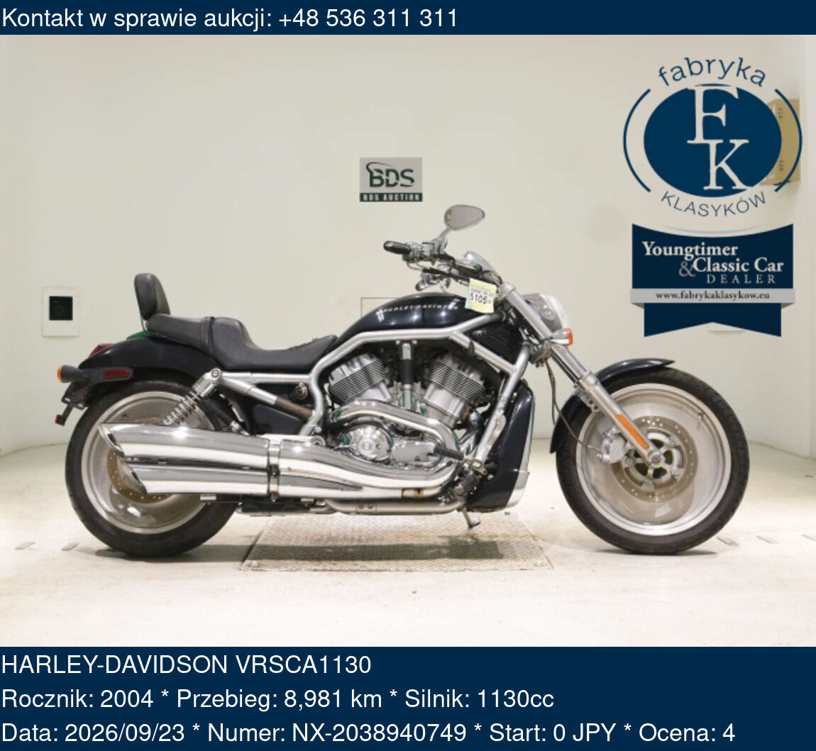 HARLEY-DAVIDSON VRSCA1130 2004 - zdjęcie 2