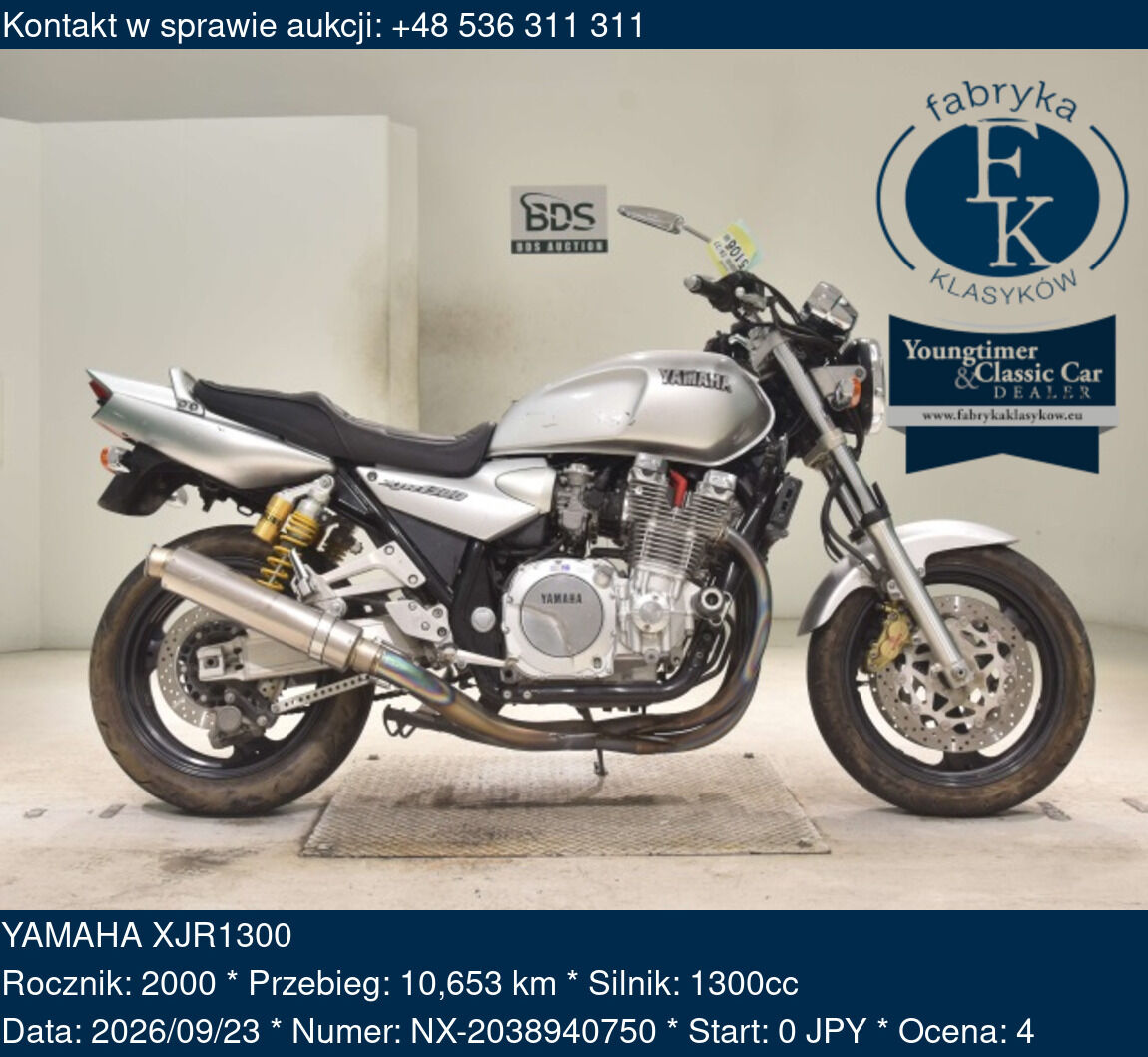 YAMAHA XJR1300 2000 - zdjęcie 2