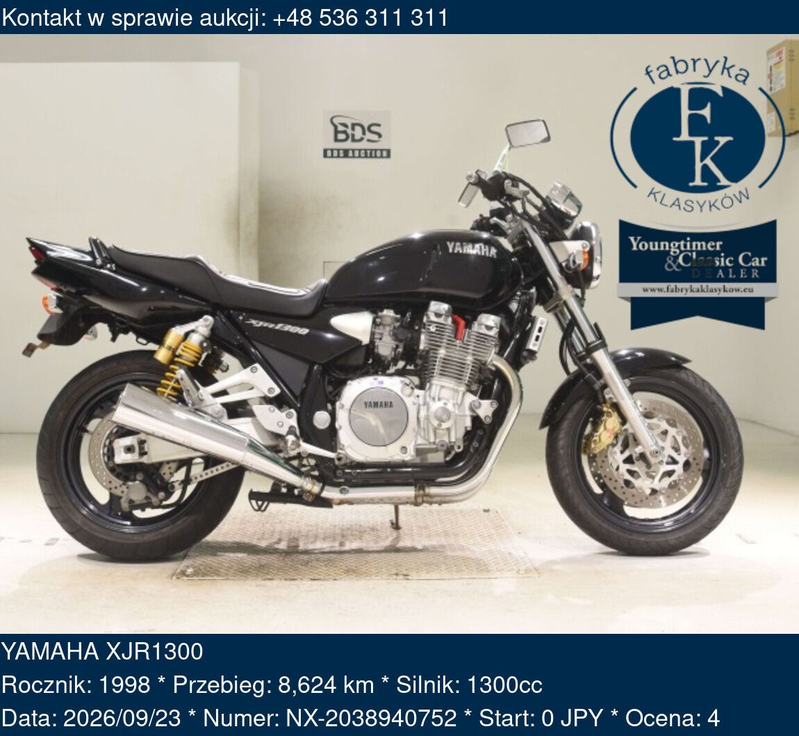 YAMAHA XJR1300 1998 - zdjęcie 2