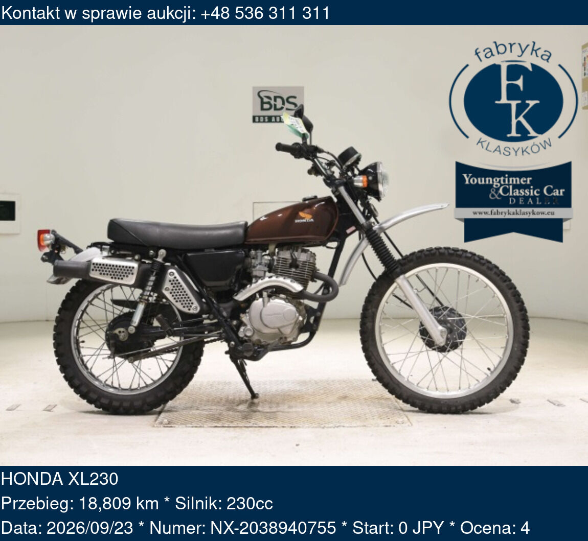 HONDA XL230  - zdjęcie 2