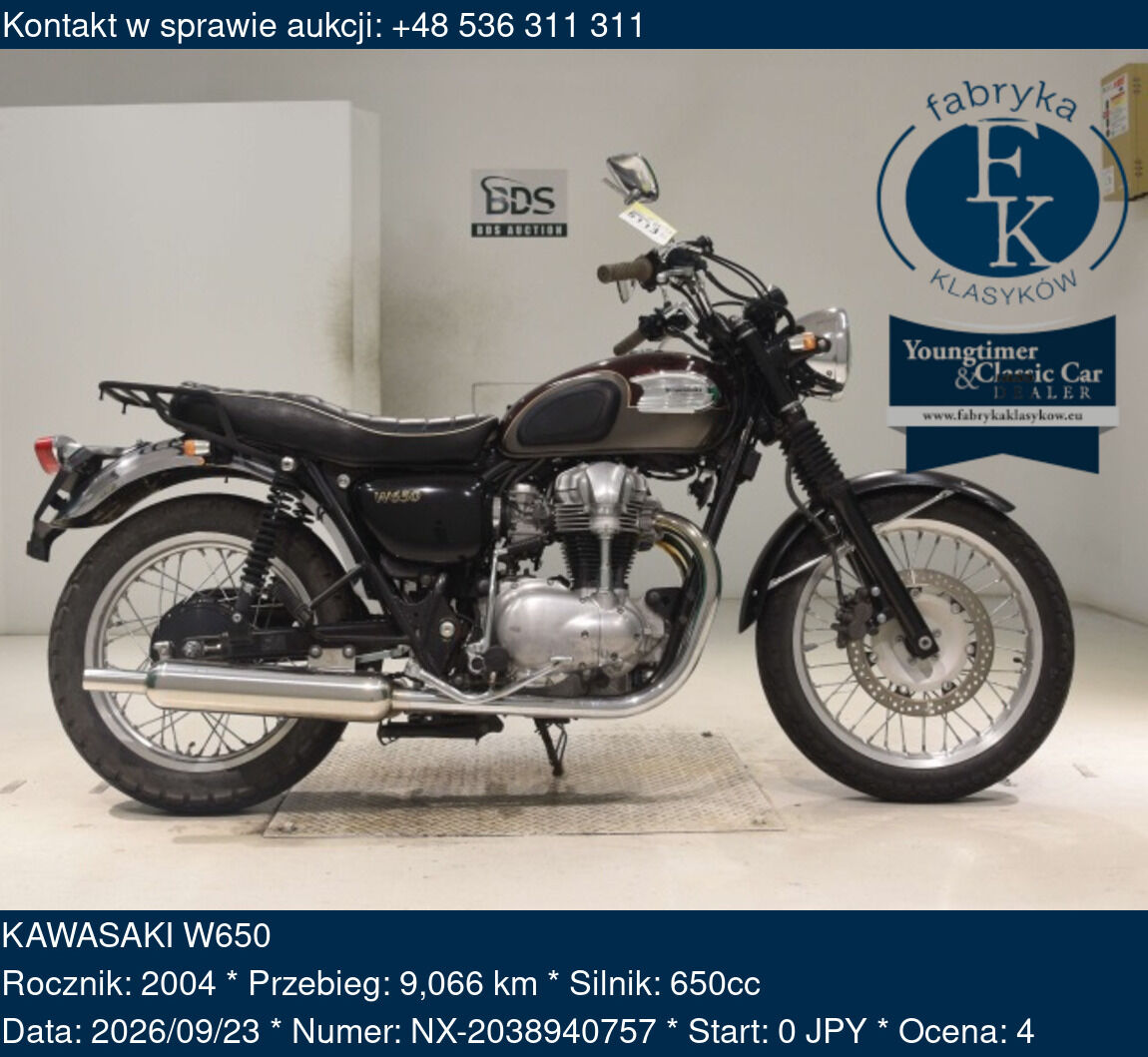 KAWASAKI W650 2004 - zdjęcie 2
