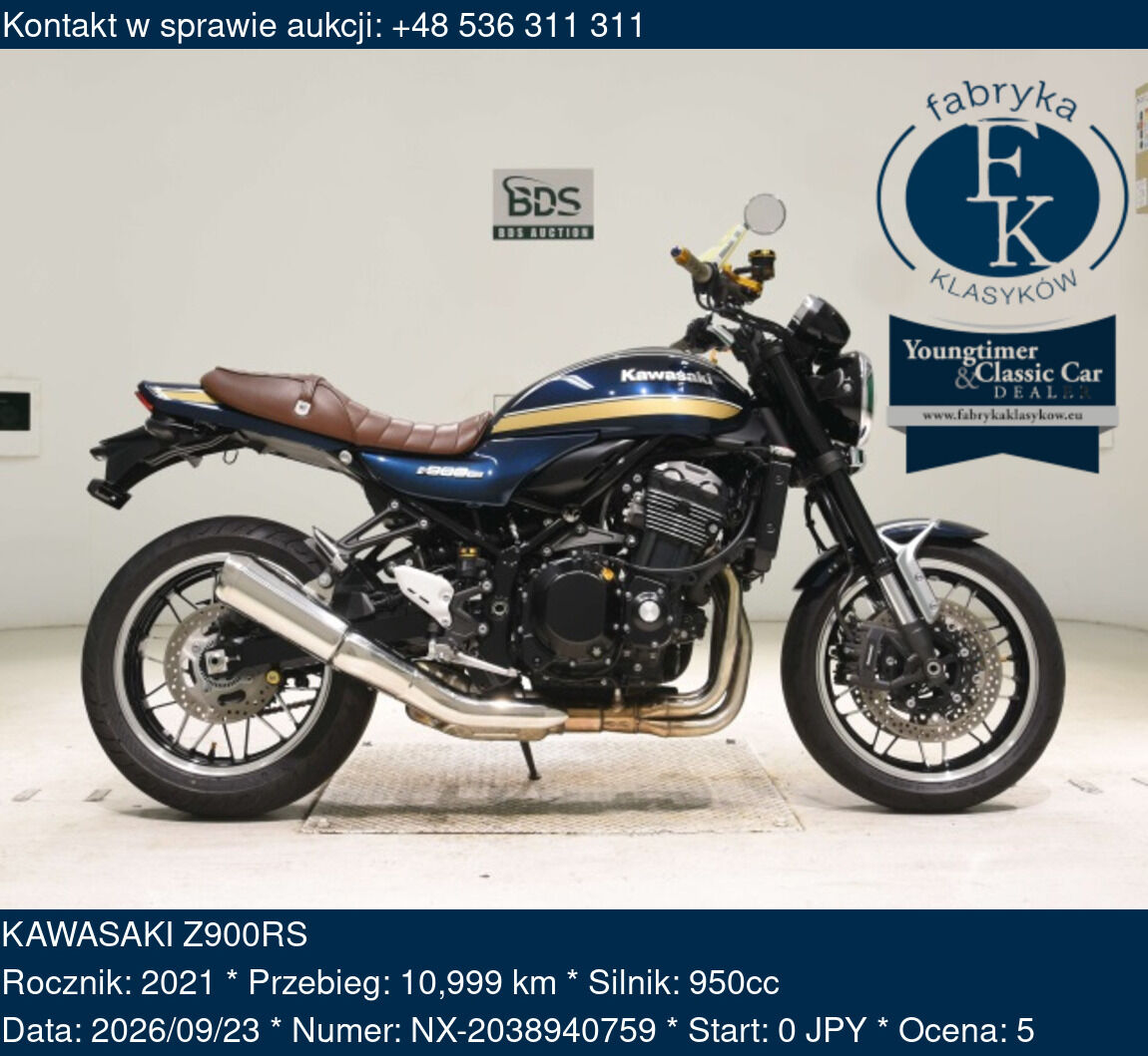 KAWASAKI Z900RS 2021 - zdjęcie 2