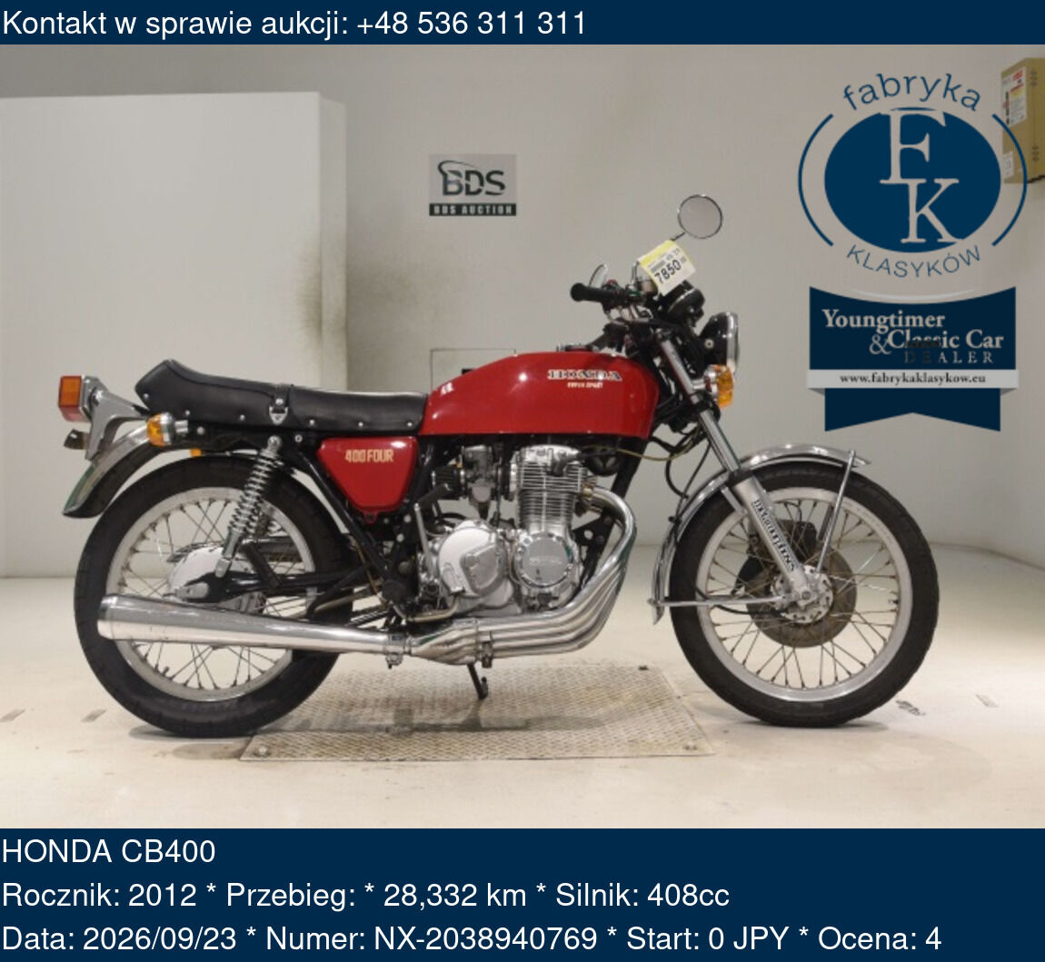HONDA CB400 2012 - zdjęcie 2