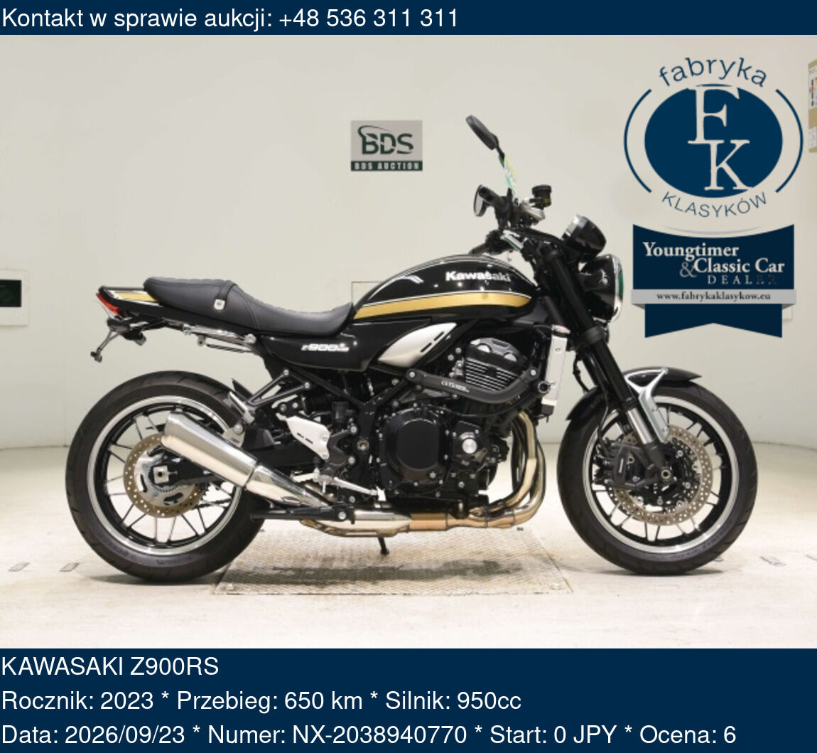 KAWASAKI Z900RS 2023 - zdjęcie 2