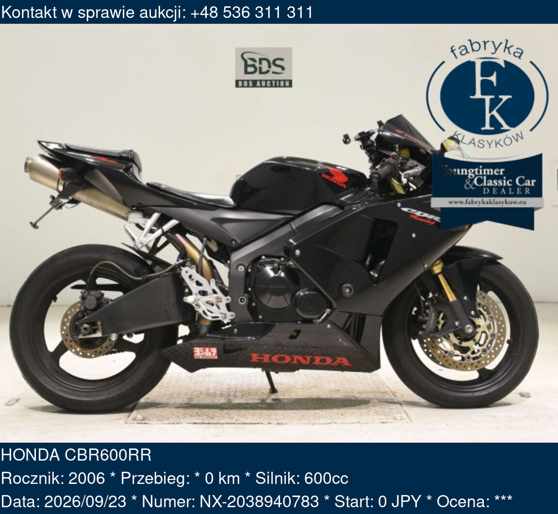 HONDA CBR600RR 2006 - zdjęcie 2