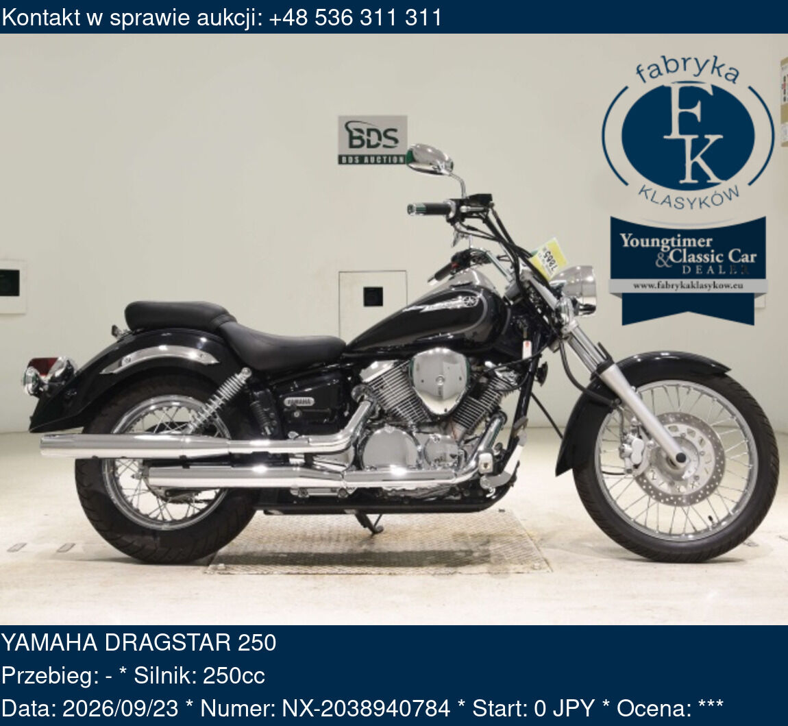 YAMAHA DRAGSTAR 250  - zdjęcie 2
