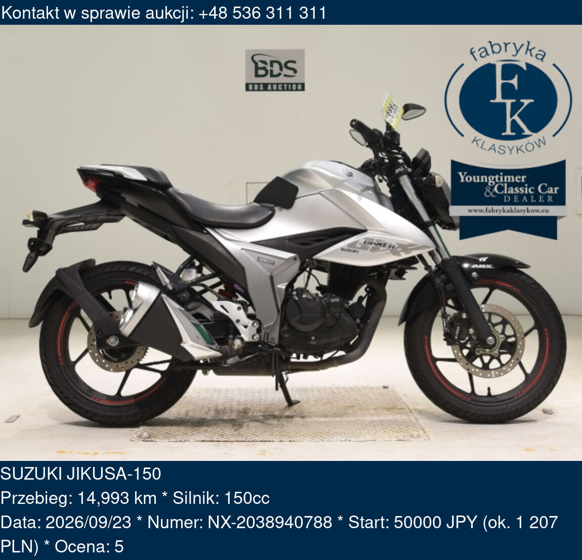 SUZUKI JIKUSA-150  - zdjęcie 2