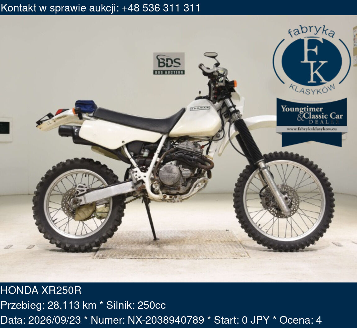 HONDA XR250R  - zdjęcie 2