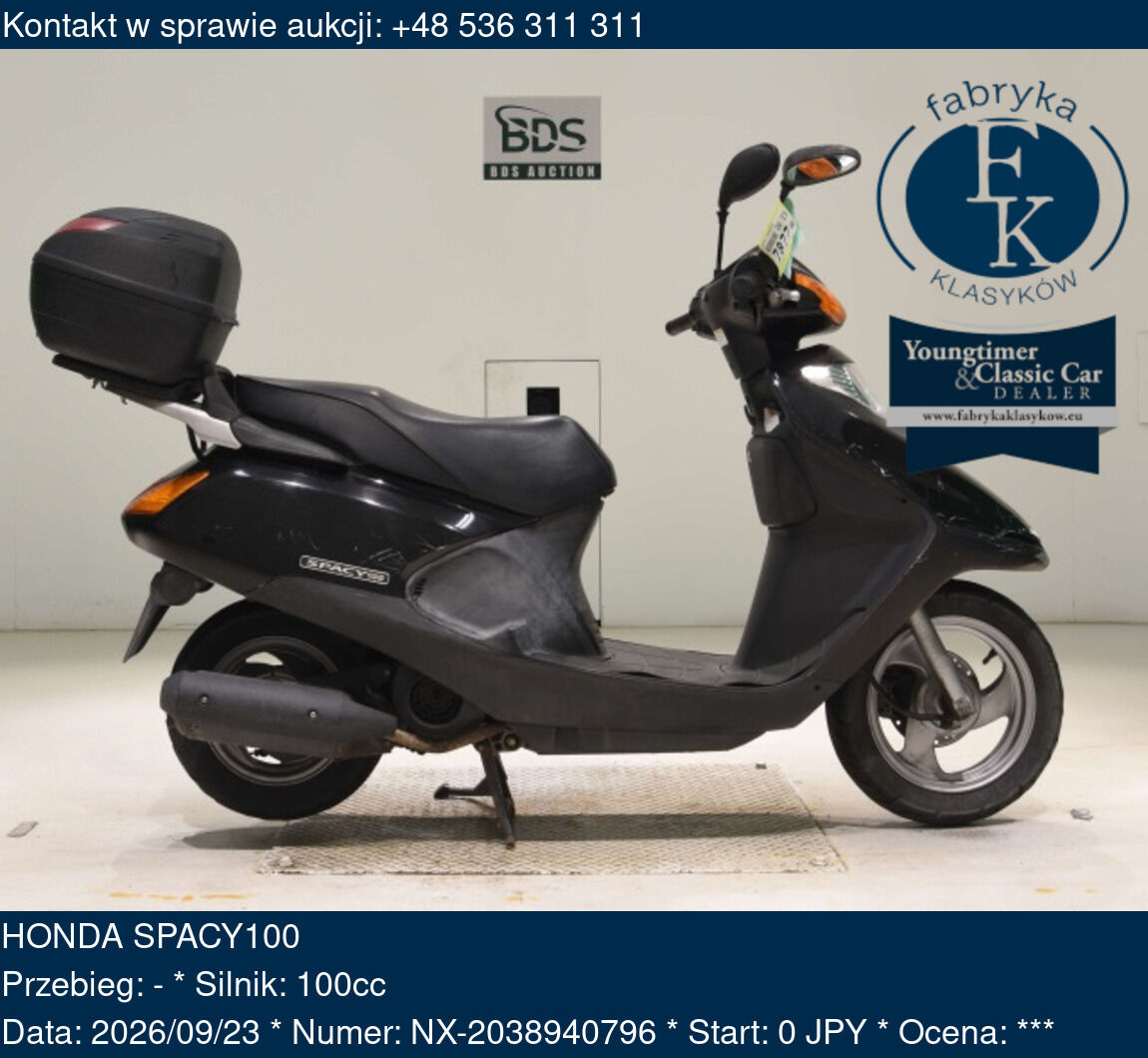 HONDA SPACY100  - zdjęcie 2