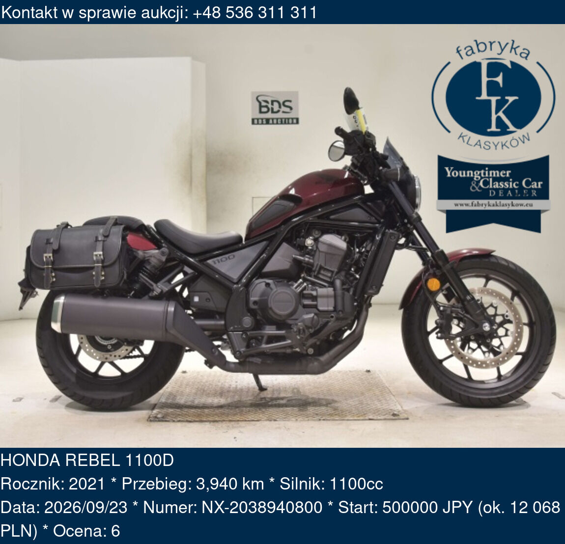 HONDA REBEL 1100D 2021 - zdjęcie 2
