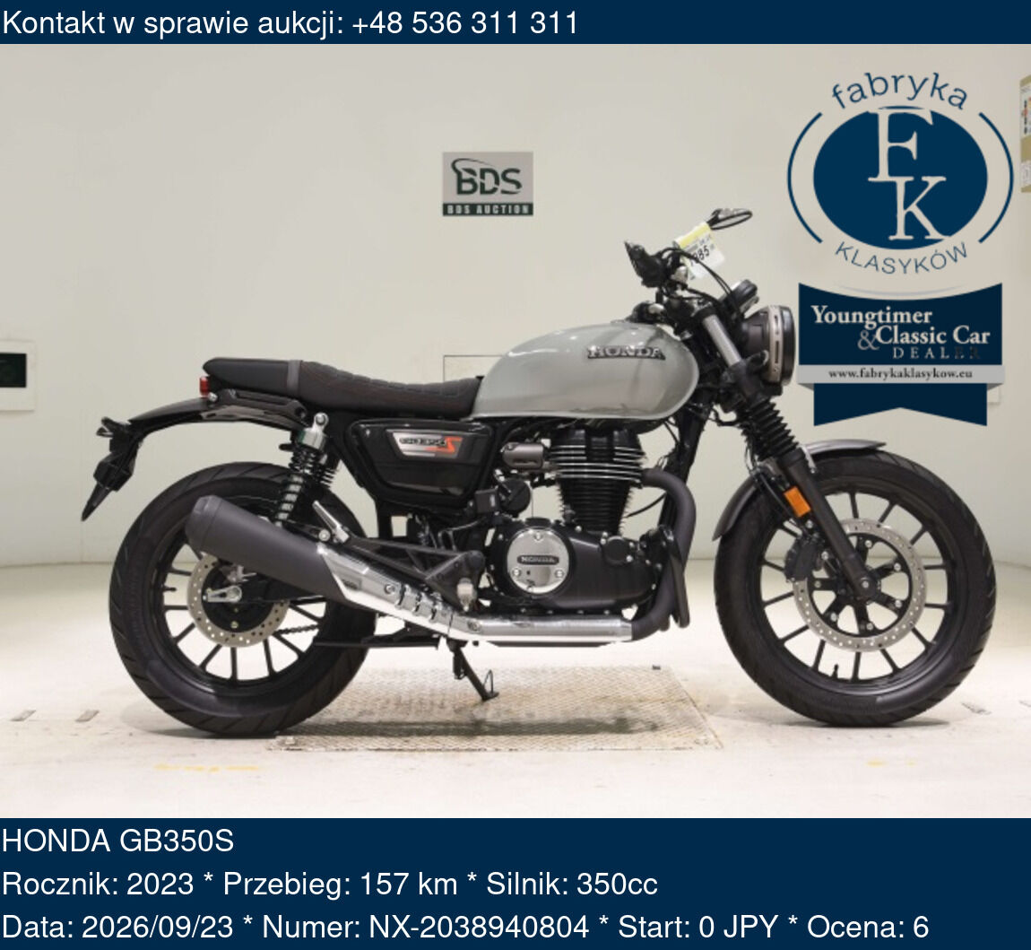 HONDA GB350S 2023 - zdjęcie 2