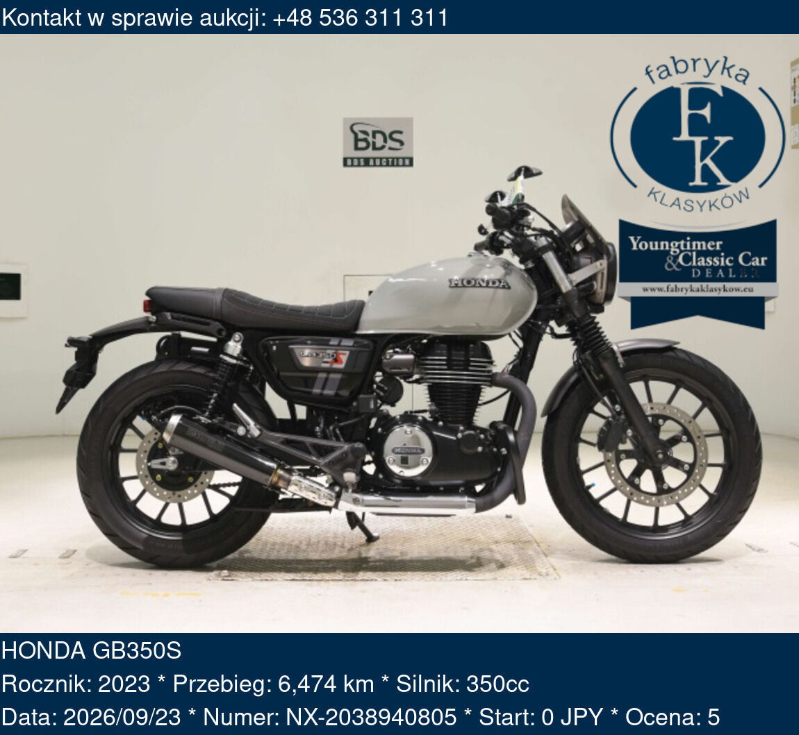 HONDA GB350S 2023 - zdjęcie 2