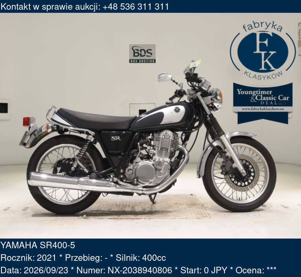 YAMAHA SR400-5 2021 - zdjęcie 2