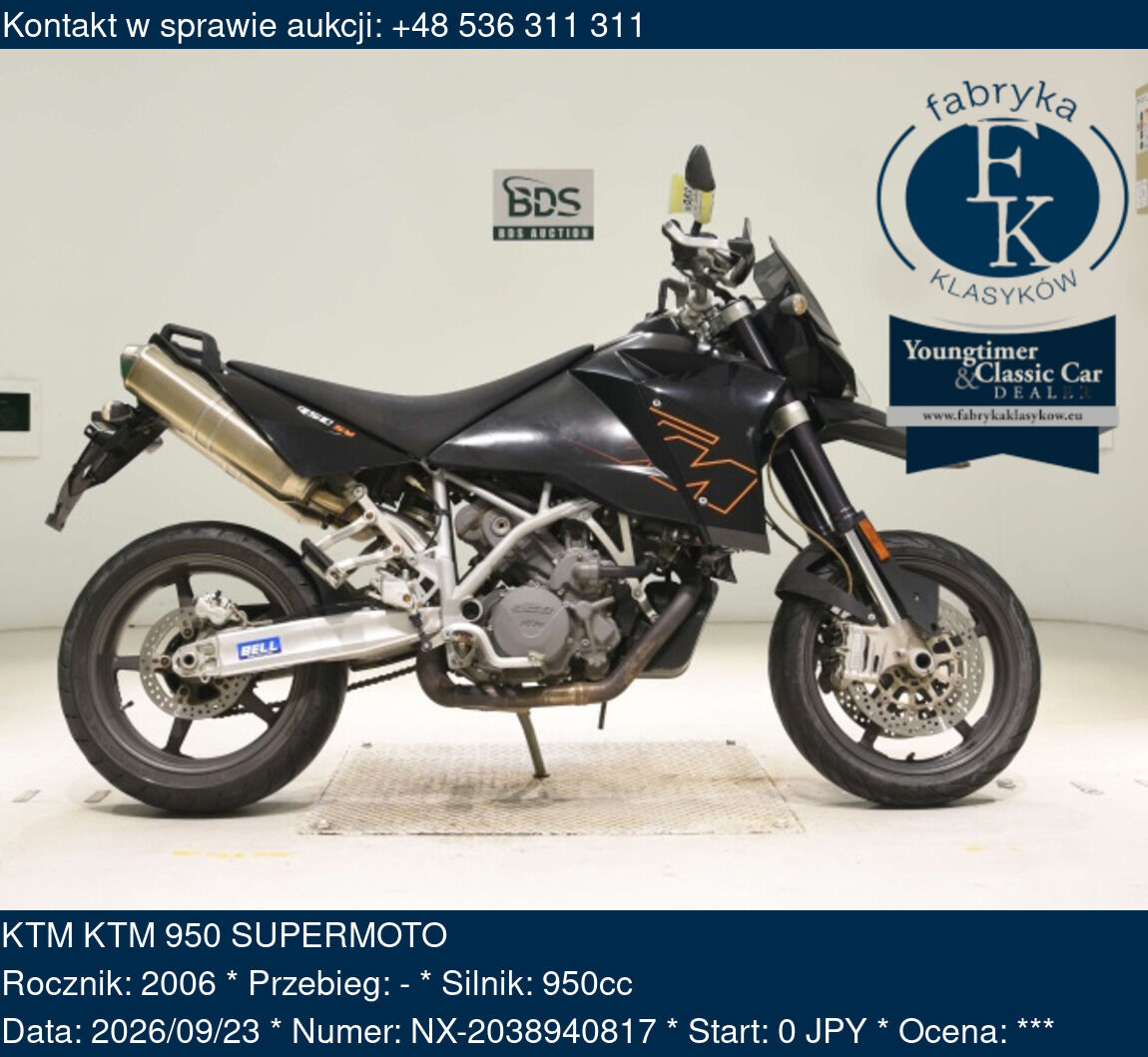 KTM KTM 950 SUPERMOTO 2006 - zdjęcie 2