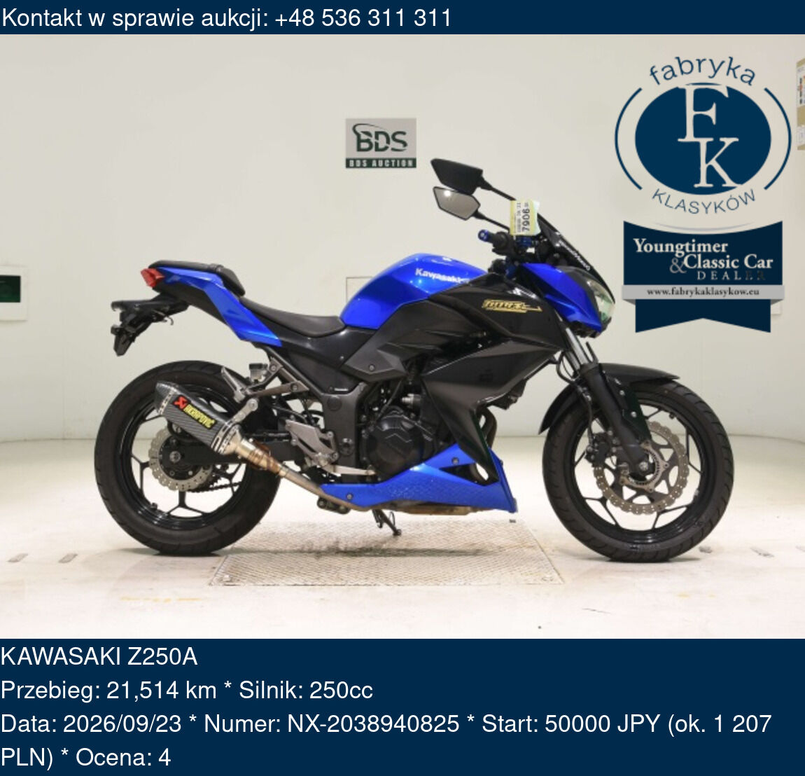 KAWASAKI Z250A - zdjęcie 2