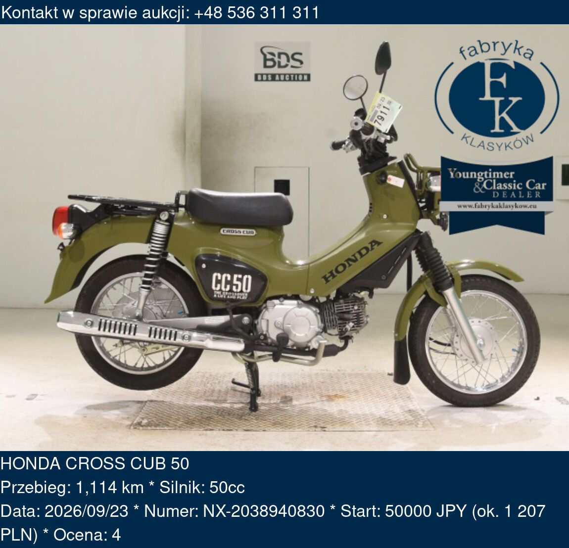 HONDA CROSS CUB 50  - zdjęcie 2