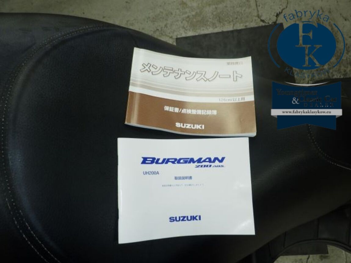 SUZUKI BURGMAN 200A  - zdjęcie 13