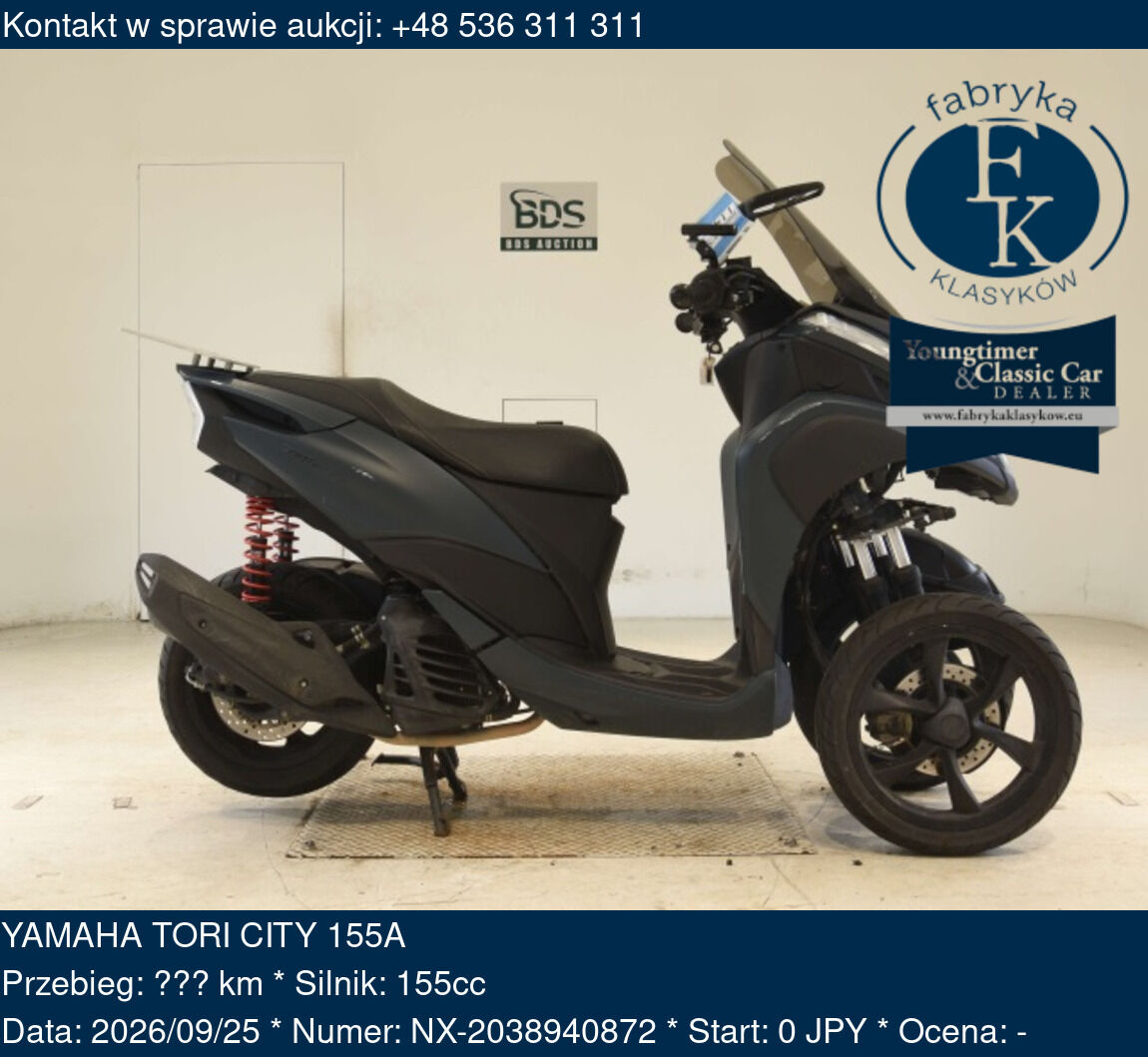 YAMAHA TORI CITY 155A  - zdjęcie 2
