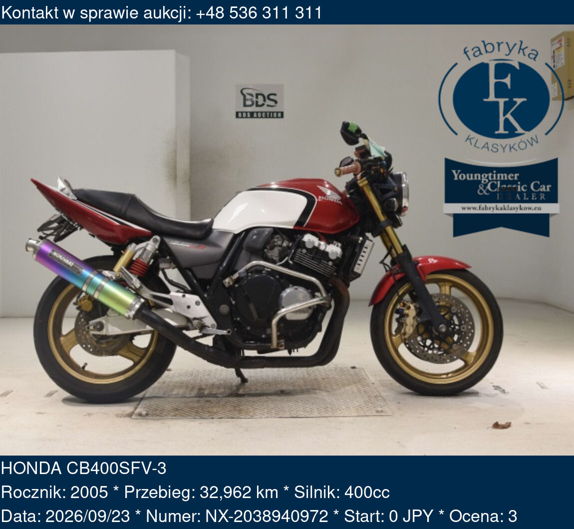 HONDA CB400SFV-3 2005 - zdjęcie 2