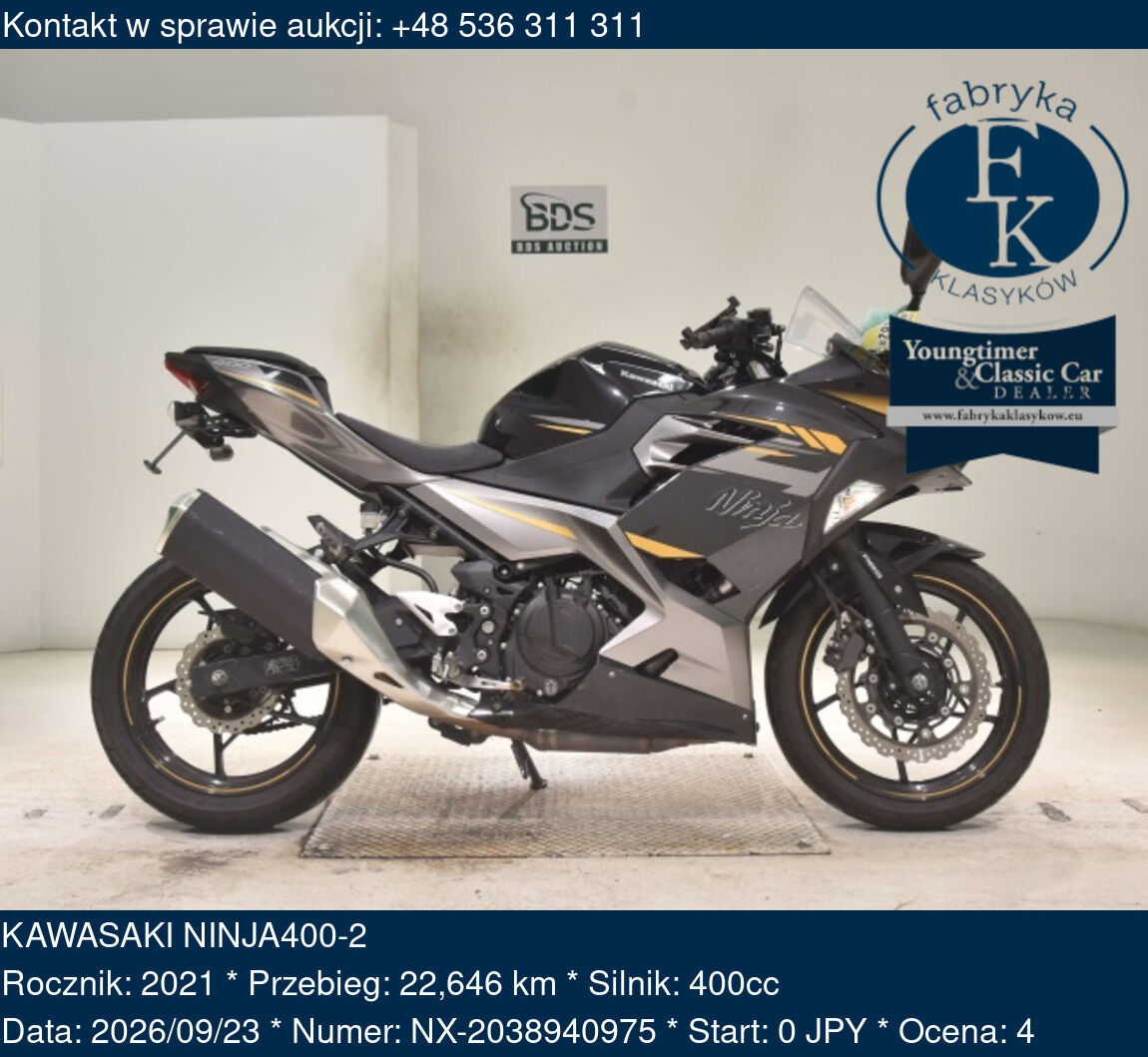 KAWASAKI NINJA400-2 2021 - zdjęcie 2