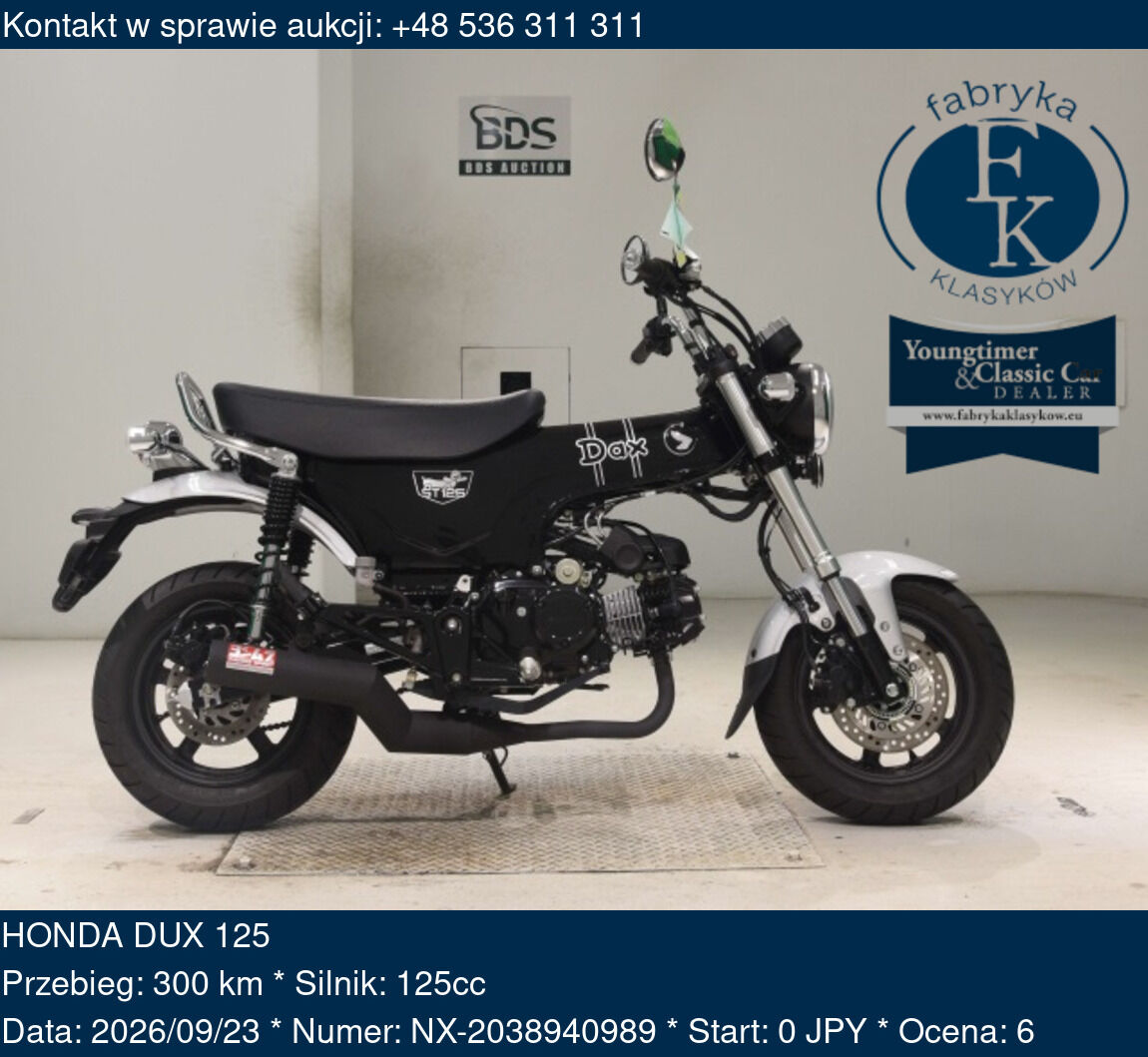 HONDA DUX 125  - zdjęcie 2