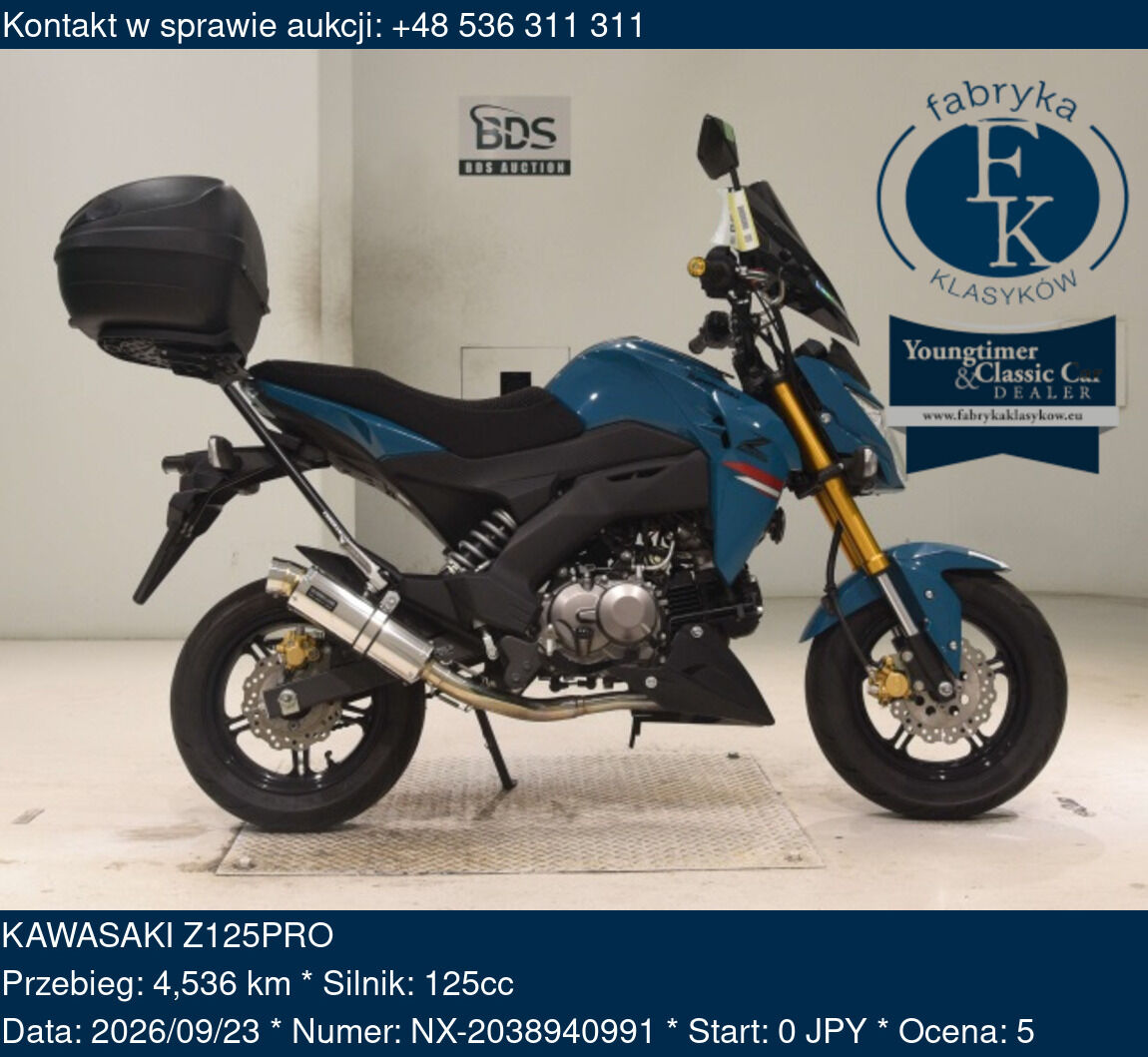 KAWASAKI Z125PRO  - zdjęcie 2