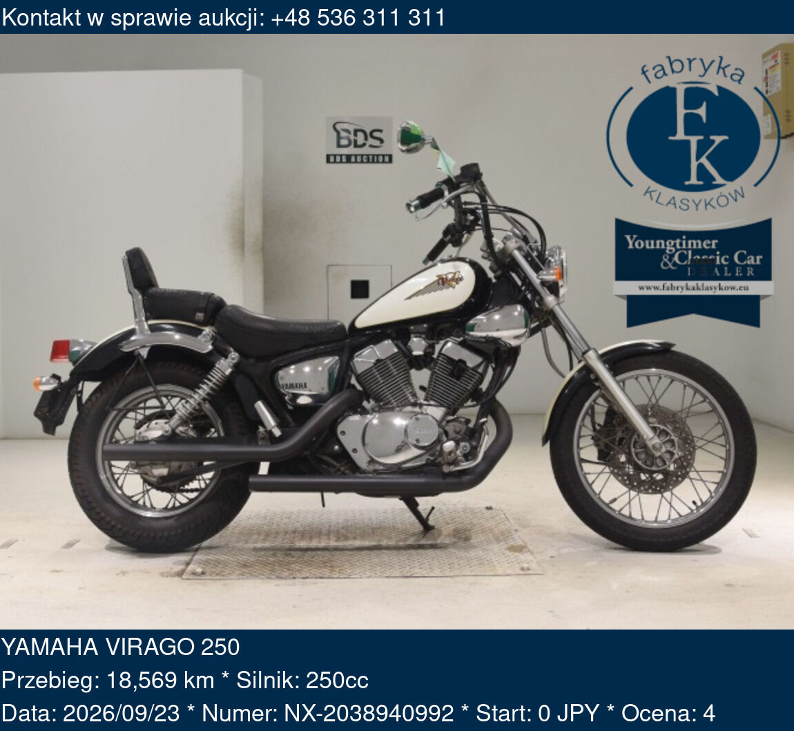 YAMAHA VIRAGO 250  - zdjęcie 2