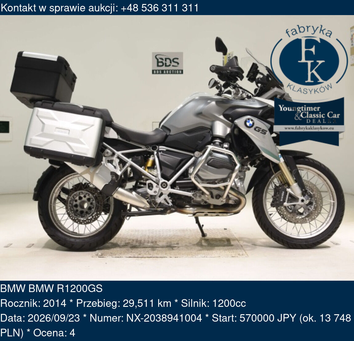 BMW BMW R1200GS 2014 - zdjęcie 2