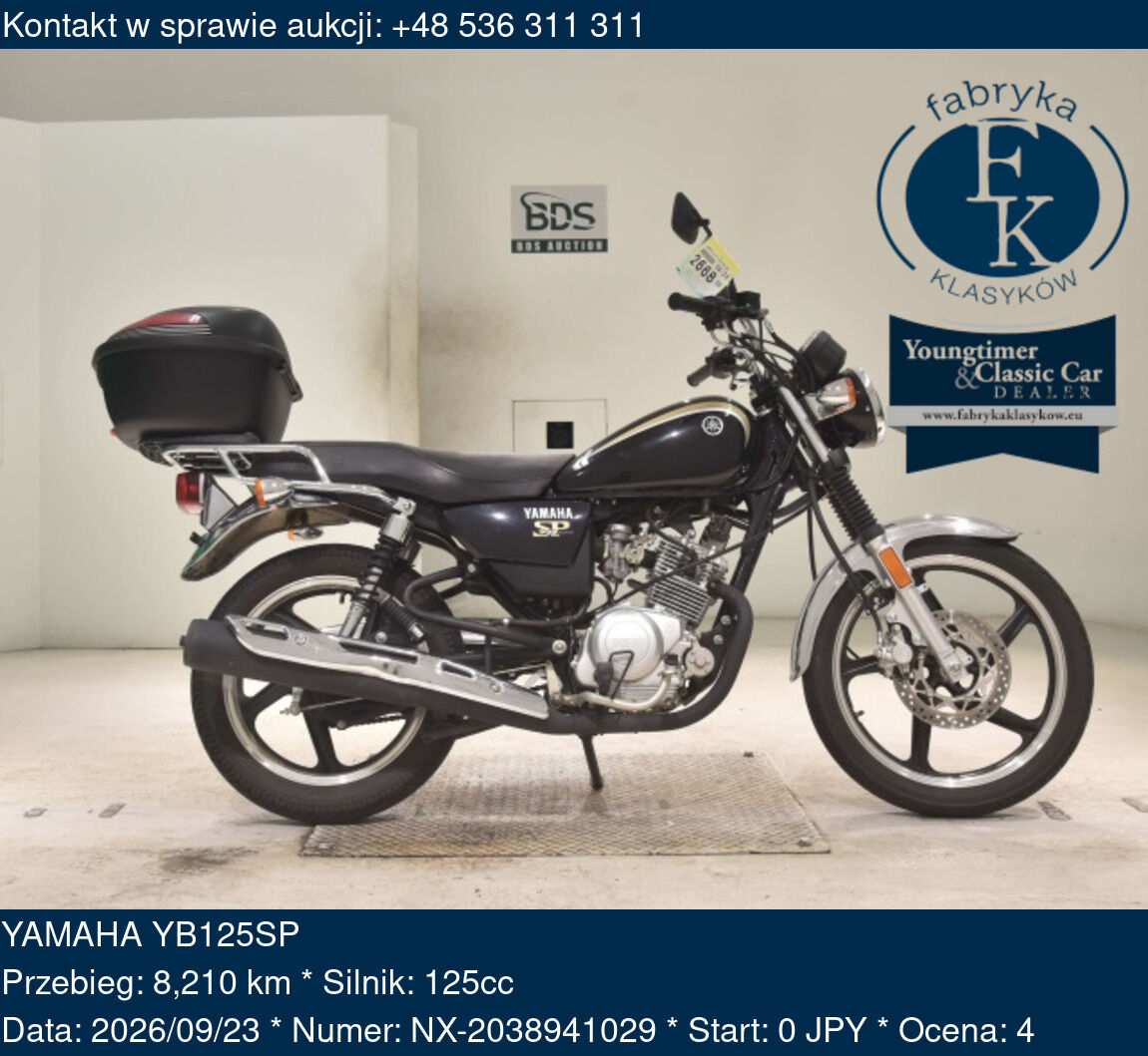 YAMAHA YB125SP - zdjęcie 2