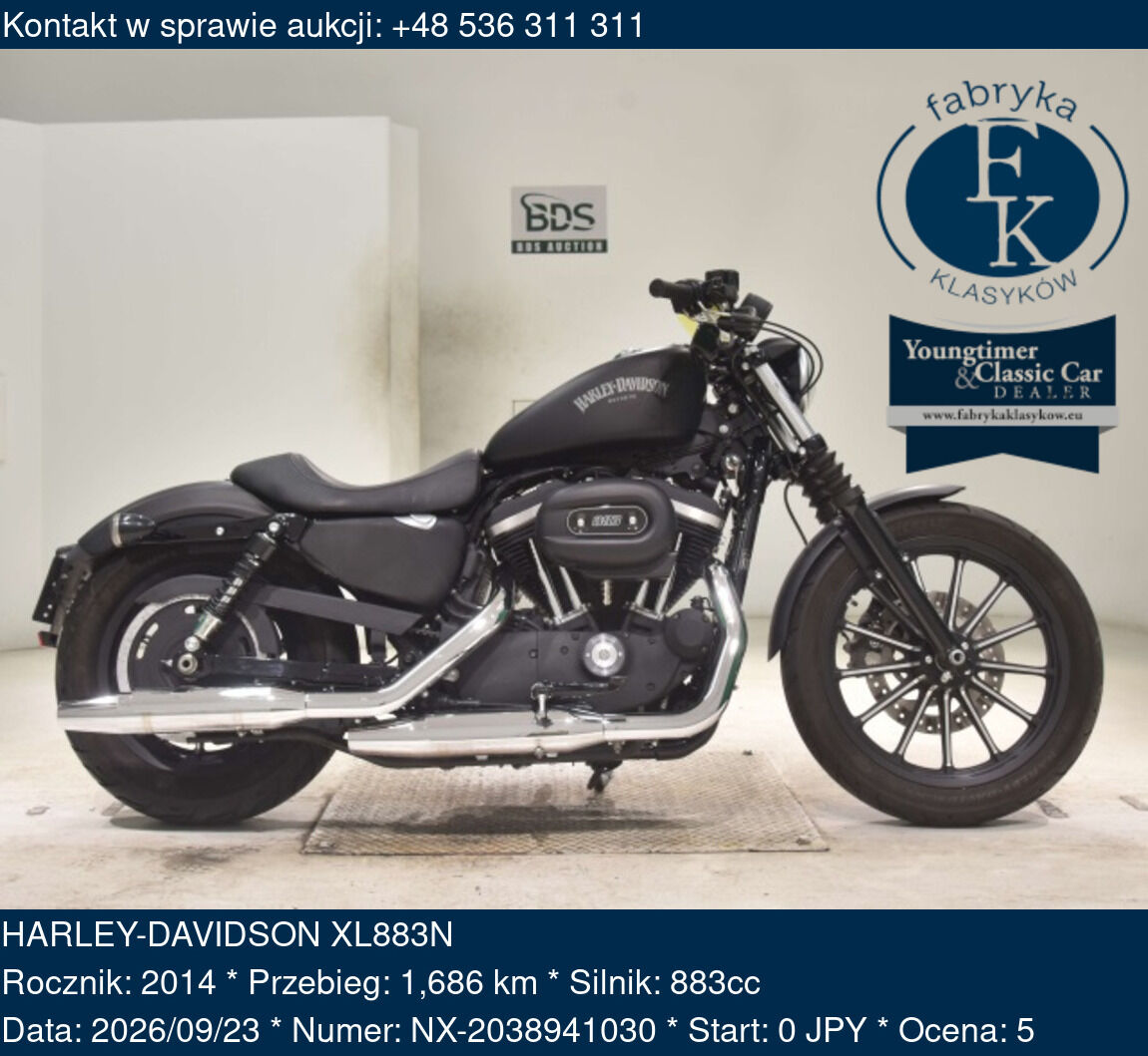 HARLEY-DAVIDSON XL883N 2014 - zdjęcie 2