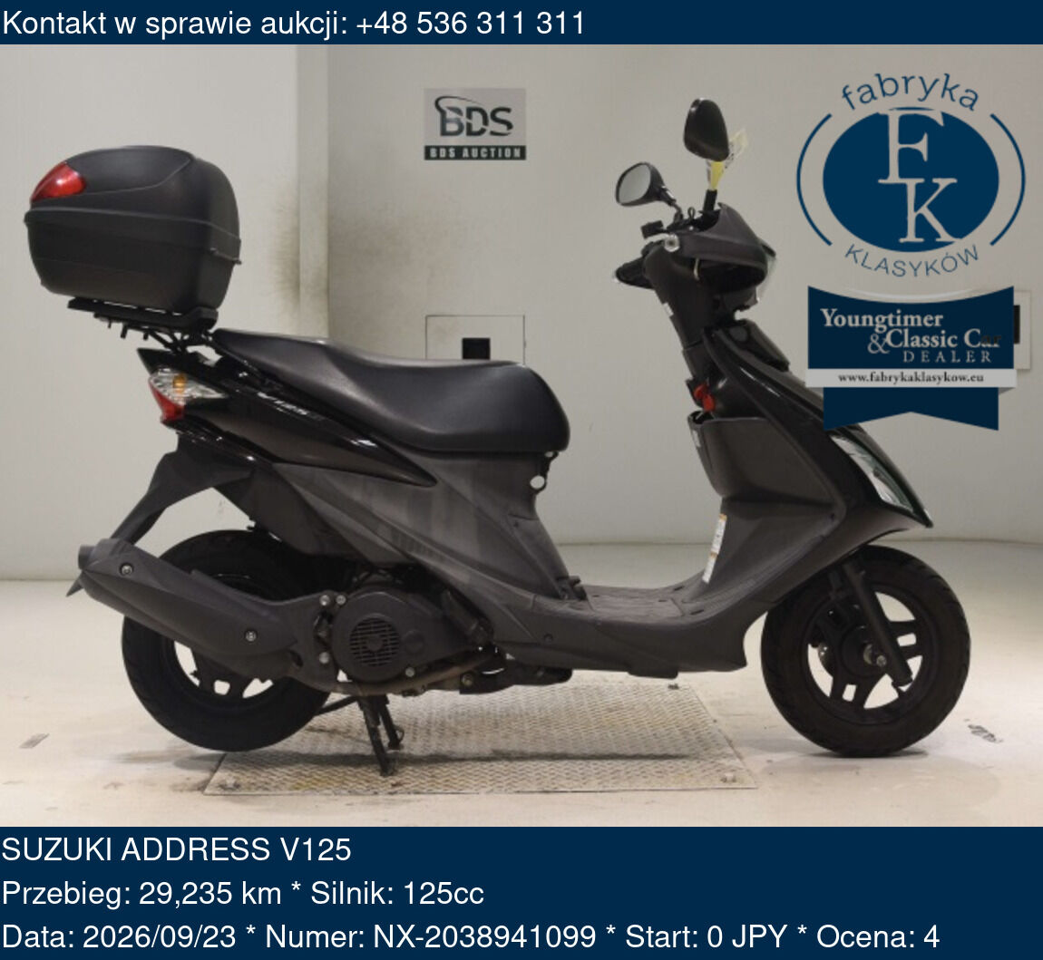 SUZUKI ADDRESS V125 - zdjęcie 2