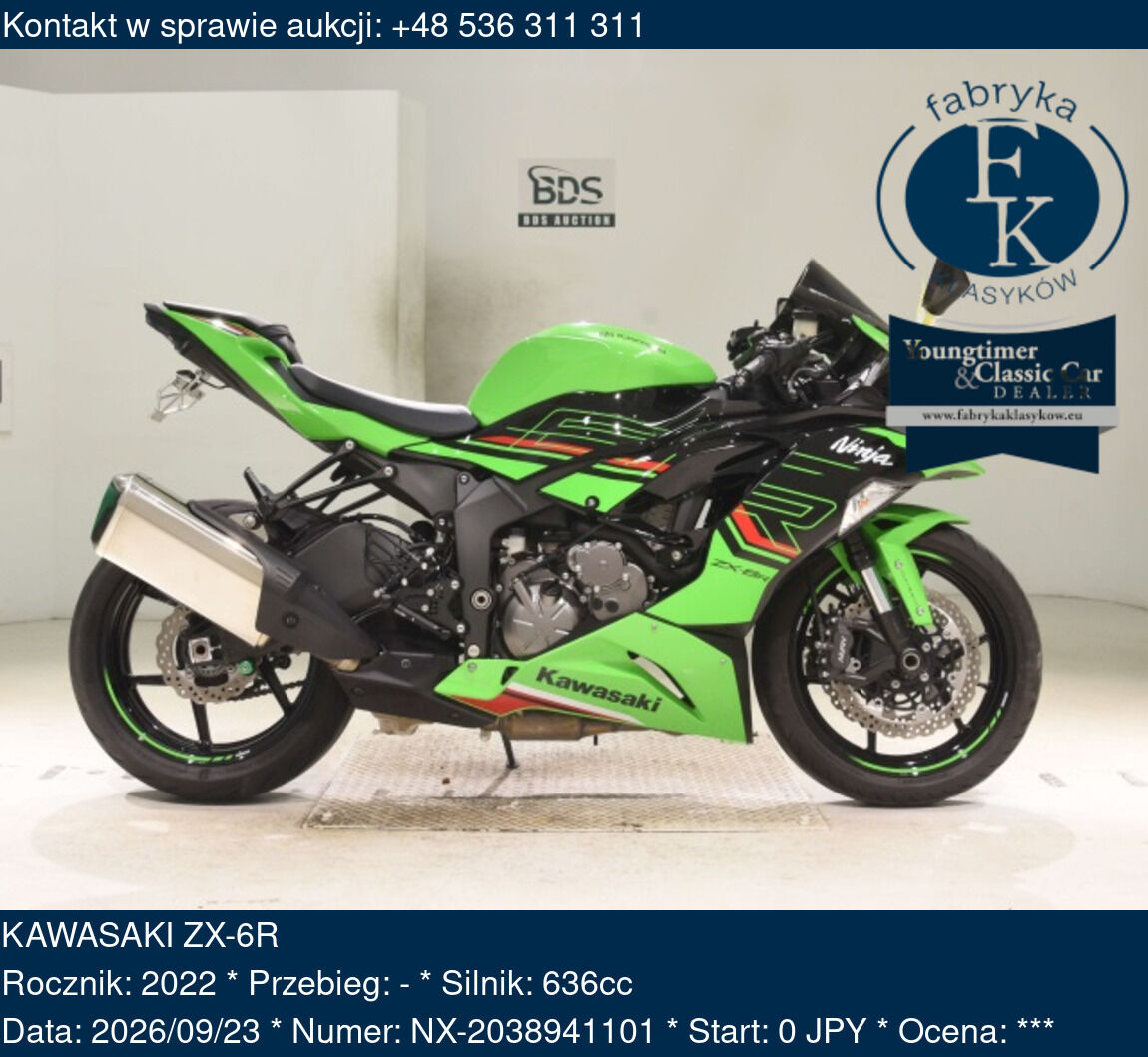 KAWASAKI ZX-6R 2022 - zdjęcie 2
