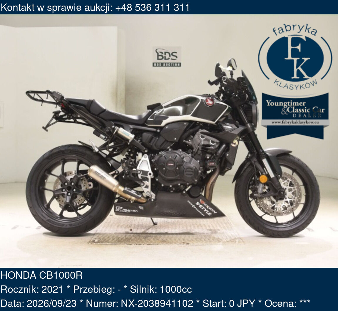 HONDA CB1000R 2021 - zdjęcie 2