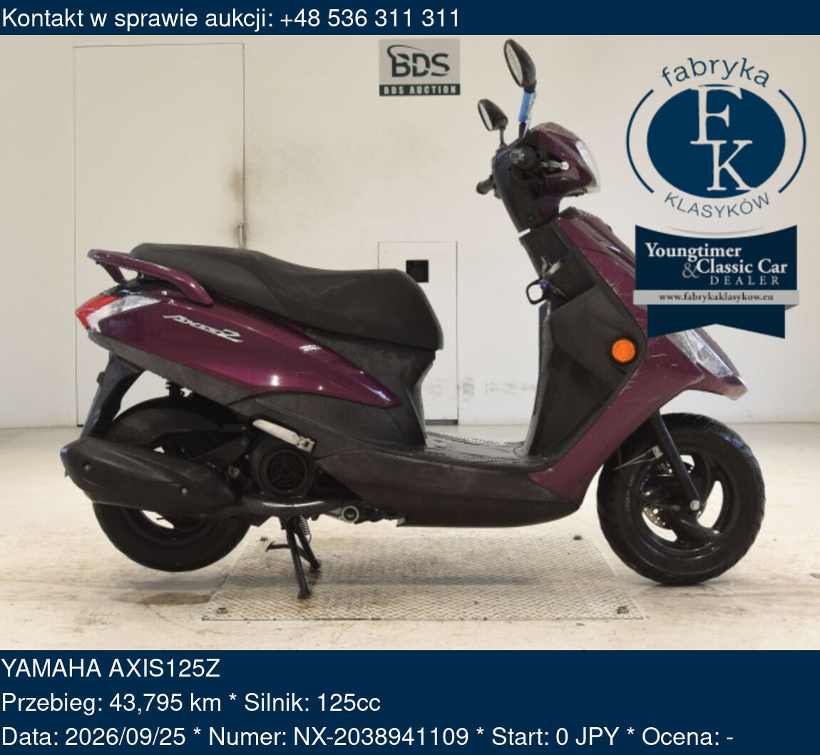 YAMAHA AXIS125Z  - zdjęcie 2