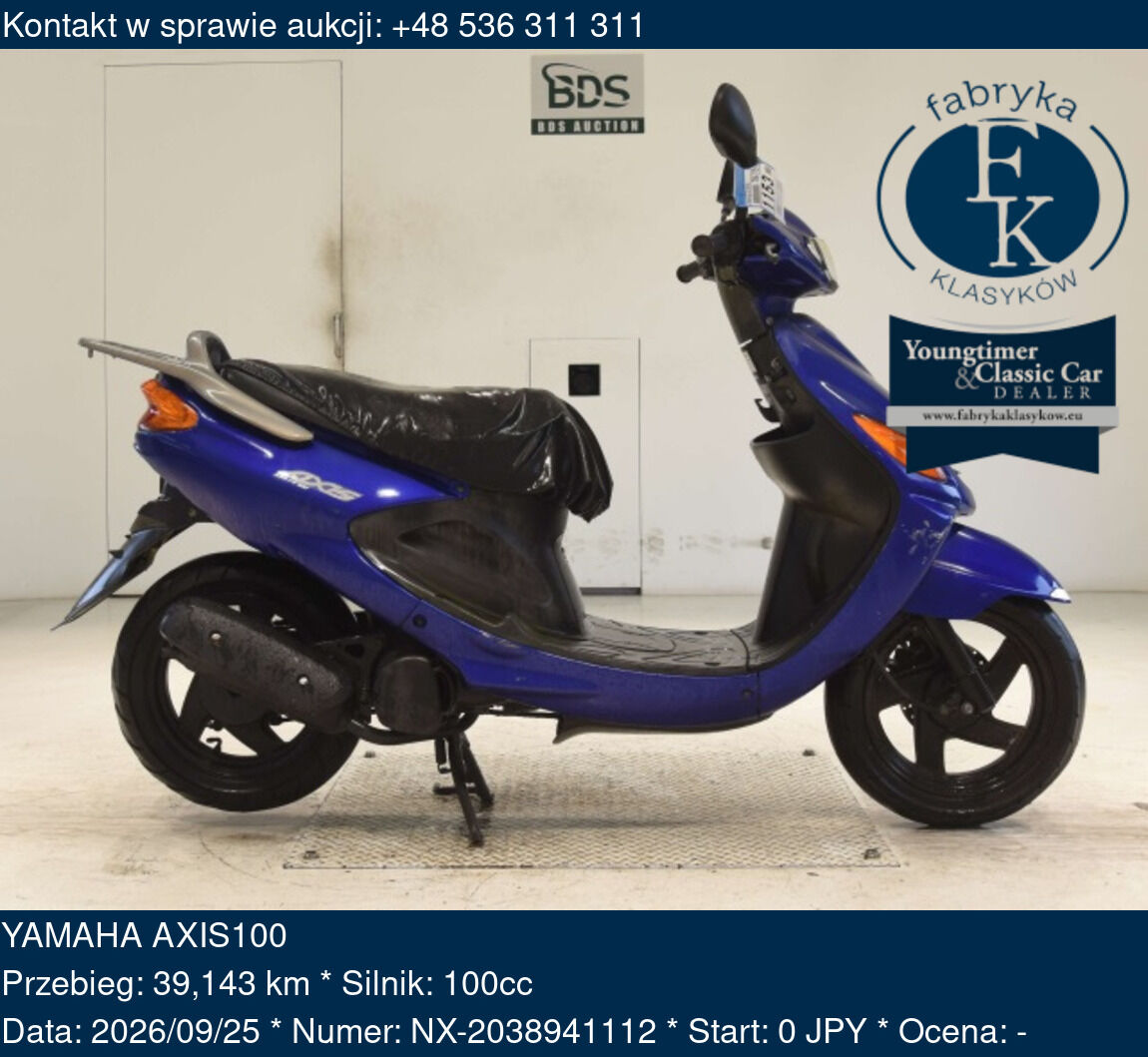YAMAHA AXIS100  - zdjęcie 2