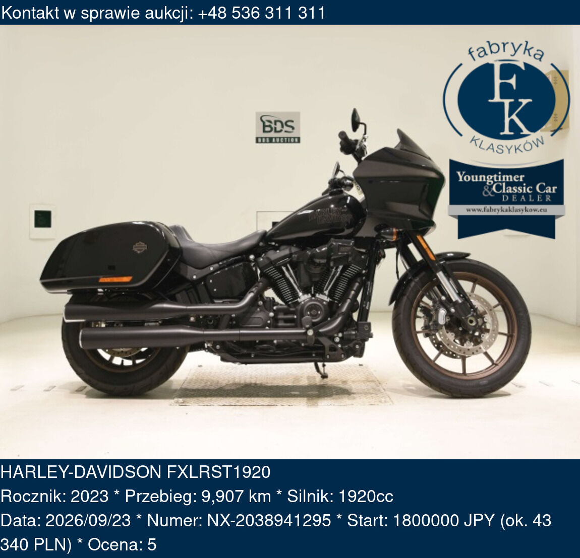 HARLEY-DAVIDSON FXLRST1920 2023 - zdjęcie 2