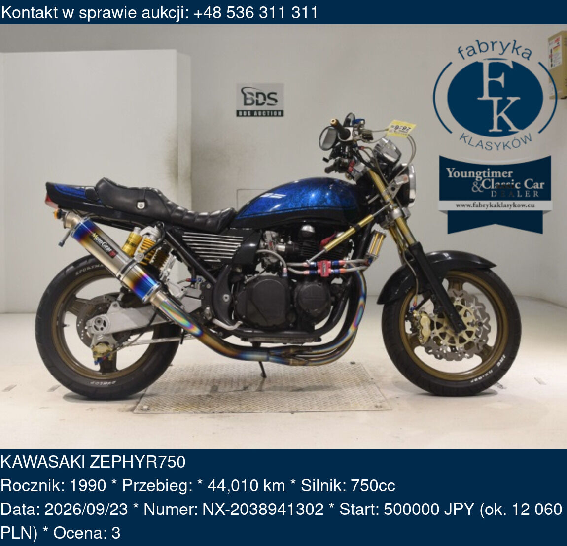 KAWASAKI ZEPHYR750 1990 - zdjęcie 2
