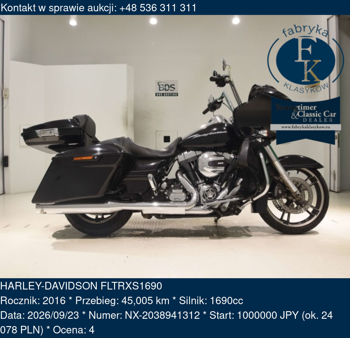 HARLEY-DAVIDSON FLTRXS1690 2016 - zdjęcie 2