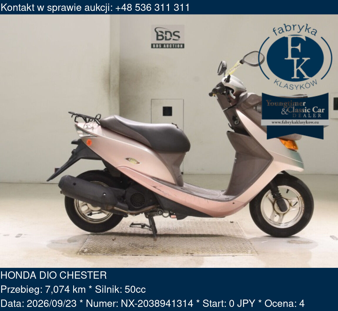 HONDA DIO CHESTER  - zdjęcie 2